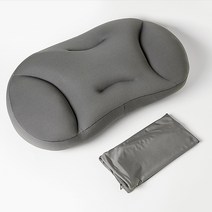 닥터크라운 꿀잠 수면베개 빨아쓰는 마이크로볼 숙면 통세탁 베개 3type, 마약베개 그레이 민무늬