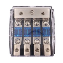 자동차퓨즈 아연 합금 니켈 도금 미니 홀더 스테레오 오디오 afs fuse holder power distribution block fuse box car audio, 씨엔, 다중