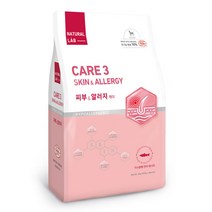 네츄럴랩 케어3 강아지사료 피부&알러지 2kg, 단품