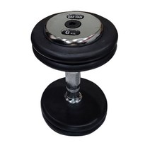 대한스포츠 헬스고무아령, 15kg, 검정색