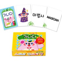 톡톡아이 찢어지지않는 매직 낱말카드, 가나다