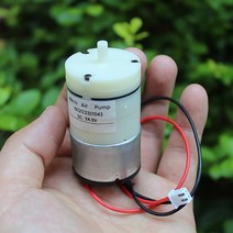 520 모터 대용량 마이크로 에어펌프 DC24V 3.6W DC 압력 펌프 두 전선 DC12-24V 압력 범위 ≥ 600mmhg, 한개옵션0