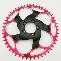 Bafang BBSHD 130BCD 체인링 스파이더 체인 링 어댑터 e바이크 모터 키트 39T-50T 52T 54T 56T 60T 휠 스프로킷 크랭크, [04] black 60T