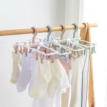 [집게걸이] 양말 속옷 수건 건조대 접었다 폈다 다용도로 사용!, 1개