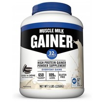 머슬밀크 Muscle Milk 게이너 살찌는 보충제 쿠키 앤 크림 Gainer 2.26kg, 1세트, 1세트