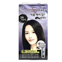과일나라 컨퓸 먹물 헤어 칼라 블랙빈 2N 흑갈색, ~ 1, ~ 본상품선택