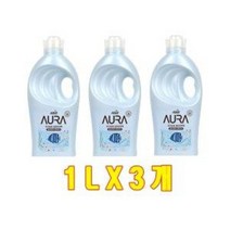 아우라 초고농축 섬유유연제 홀리데이 판타지 1LX3개, 아우라 섬유유연제 스모키 머스크 1LX3개