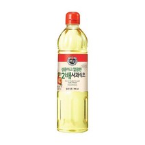 CJ제일제당 시큼한 신맛 백설 상큼하고 깔끔한 2배 사과식초 900ml 발효식초 풍미 요리 재료, 19개