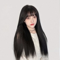 뿌이뿌이가발 벨벳 가발, 자연블랙