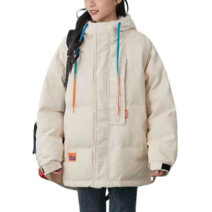 도오빠 이쥬미 여성 코듀로이 패딩 점퍼 후드 골덴 자켓 다운 숏패딩 아우터 따뜻한 겨울 여자패딩 프리사이즈