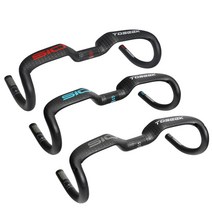 TOSEEK TOSEEK 카본 갈매기 핸들바 3Cm 리프트 로드사이클, 1개, 그레이 유광 440mm