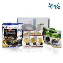 해울림 광천김 선물세트 전장구이김 도시락김 재래김 식탁김 마른김 돌김자반 돌자반볶음 도시락 반찬 선물 답례용 국내산 1호, 김선물세트x13봉1set