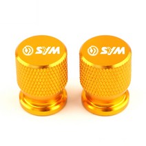 SYM 로고 휠 타이어 밸브 스템 캡 커버 joymax z 125250300 maxsym 400i 600i tl500 cruisym 300 gts 300i t2 t3, 금