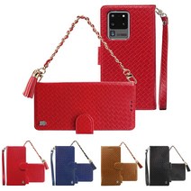 IUNA 아이폰 11 PRO MAX_IUNA 504 STRAP 아이유나 천연소가죽 휴대폰 스트랩 다이어리 케이스