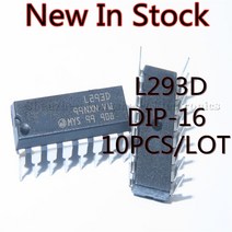 10개 L293 L293D DIP-16 스텝 드라이버 칩/드라이버 4 개의 다이오드