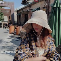 홀려쓰 팔랑팔랑 챙 넓은 버킷 플로피 햇 사파리 벙거지 여성 모자 색상 3종