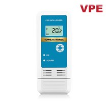 YOWEXA YMUP-20D-K 요엑사 내장 온습도기록계 온습도데이터로거, 1개
