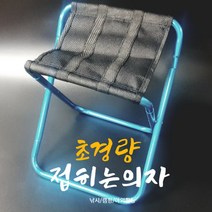 [이앤티] 허용하중100KG 초경량 알루미늄폴딩의자 울브스 이지체어 FOLD, 블루