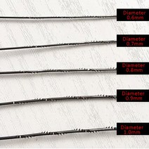 와이어톱 줄톱 10 개/대 목공 다기능 톱니 Garland 톱 블레이드 멀티 와이어 톱날 직경 0.6 0.7 0.8 0.9 1., 04 Diameter 0.9mm