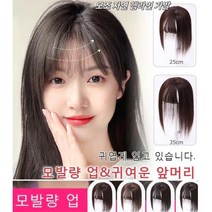 여성 시물레이션 가발 단발가발 여자 부분가발 인모 정수리 앞머리 일체형 가발 내추럴 터치머리 풍성한 정수리 가발 연갈색/갈색/자연 블랙(25cm-35cm), 흑갈색(25cm)