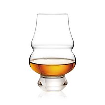 더블 벨리 글라스 위스키 잔 크리스탈 유리 아구와밤, 더블 배꼽 컵 210ml [나무 상자]