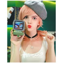 Divoom DITOO 픽셀스크린 블루투스 스피커 통화 휴대용 DIY LED 귀여운 패션, 핑크