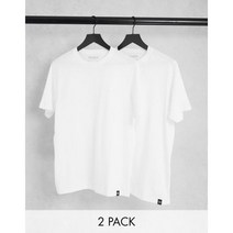 풀앤베어 Join 라이프 화이트 티셔츠 2팩 운동복 빅사이즈 추천
