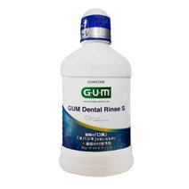 GUM 검 무알콜 구강청결제 덴탈린스S 250ml, 1개