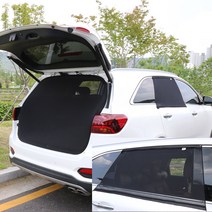 올뉴/더뉴쏘렌토 차박모기장 3종세트(트렁크모기장+2열창세트), 일반형트렁크모기장+2열창세트