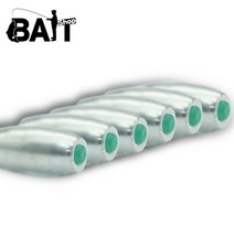 베이트샵 라인보호 구멍봉돌 캡장착 구멍추 싱커 원투낚시 오모리리그 7호 8호 10호 12호 14호 16호