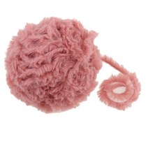 크로 셰 뜨개질을 위한 32 미터 땅딸막한 털실 뜨개질을 하는 양모 털실 공 14mm, 산호, 폴리 에스터