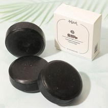 쿠잉스킨 피부에순한식물성분 어성초숯천연비누100g 1+1, 숯비누100g 2개