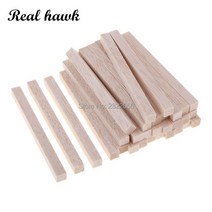 OSB합판 나무합판 100 개 30x3x 3/4x x 사각 우드 스틱 나무 어린이 모델 만들기 장식품 DIY 공예, 08 30x10x10mm 100pcs