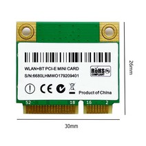 와이파이 네트워크 네트워킹 듀얼 밴드 WIFI 6E 카드 블루투스 호환 5.2 2.4G/5GH 무선 미니 PCI-Express 5374M 노트북 용 랩탑 컴퓨터, [01] AX210HMW