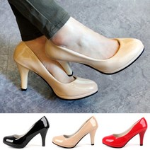 GSI824629여성구두 기본펌프스 여자하이힐 에나멜 8.5cm P216