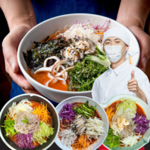 먹사부 물회 육수 소스 전복 한치 해물 육회 오징어 밀키트 단품 야채 세트 맛집 양념 재료 택배 강원도 동해, 2. 한치물회세트, 1개