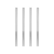 이케아 스나블라가트 스테인리스 젓가락 4벌 세트 704.299.32, 1세트