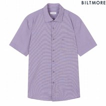 [빌트모아] 핑크 시어서커 체크 셔츠_BUBCSH254