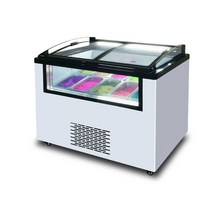 아이스크림 젤라또 냉장고 쇼케이스 캐비닛 보관고, 206L 라이트 박스