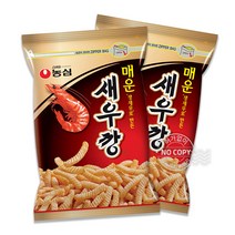농심 매운새우깡400g 2입 인기과자 스낵 간식 군것질, 1개, 400g