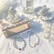리니팜 자개 진주 비즈 구슬 공예 재료 아크릴 반지 팔찌 목걸이 스트랩 만들기, IN-03 8mm