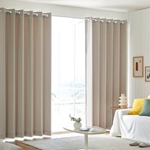 모던하우스 충장 주름을 기억하는 암막커튼 베이지210X240 2P