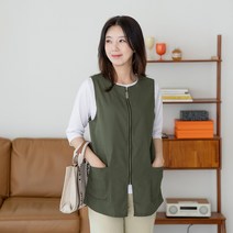 엄마옷 마담4060 여름조끼캐주얼포켓-QVE2404020-