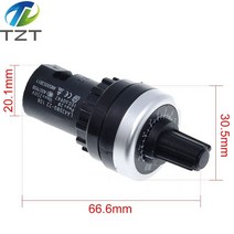 TZT LA42DWQ-22 1K 2K 5K 10K 직경 22mm 로터리 포텐쇼미터 컨버터 거버너 인버터 저항 스위치, 08 500 천개 옴