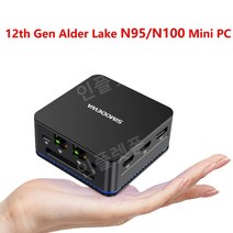 SZ BOX 데스크탑 게이밍 PC 인텔 12 세대 알더 레이크 N95 N100 미니 PC 윈도우 11 인텔 N100 LPDDR5 12GB 인텔 N95 DDR4 16GB, 중국, 영국, N100 12GB 1TB