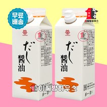 카마다 다시간장 소스 500ml x 2팩 일본 쯔유 맛간장 저염간장 만능 일본간장 정식수입 국내배송, 카마다다시간장500ml 1＋1, 2개