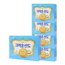 크림함량이 늘어 맛있는 크라운산도 크림맛 161g 5개