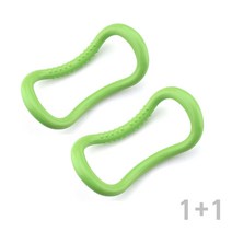 엘로시오 1+1 돌기형 하드 요가 필라테스 링, 엠보스요가링_그린 1+1