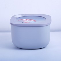 구찌니 다용도 전자렌지 냉장고 겸용 밀페용기 Medium사이즈 중형, 깊은형(그레이), 1개