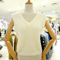 TT뜨개질 V넥 베스트(T31KVE09AX)